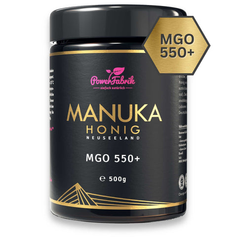Manuka Honig MGO 550+, 250g, ORIGINAL aus Neuseeland - PowerFabrik
