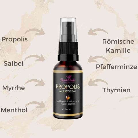 Propolis Mundspray - 30 ml (alkoholfrei) - PowerFabrik