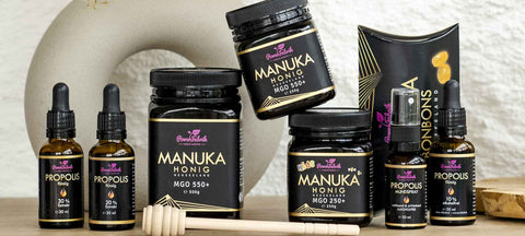 Manuka Honig Produkte von Powerfabrik