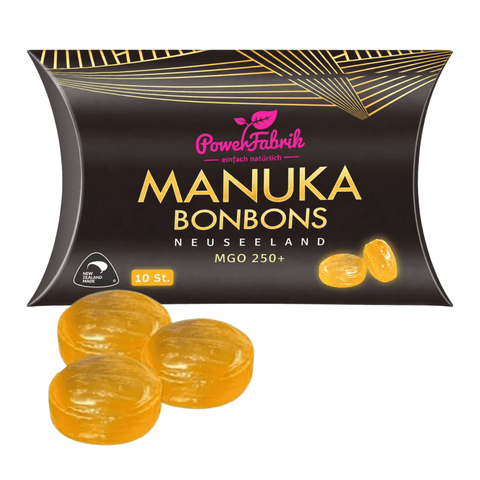 Manuka Honig Bonbons MGO 250+, Neuseeland, 10 Stk. - PowerFabrik