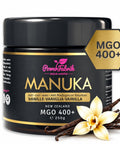 Manuka Honig MGO 400+, VANILLE, im Glas, Original aus Neuseeland - PowerFabrik